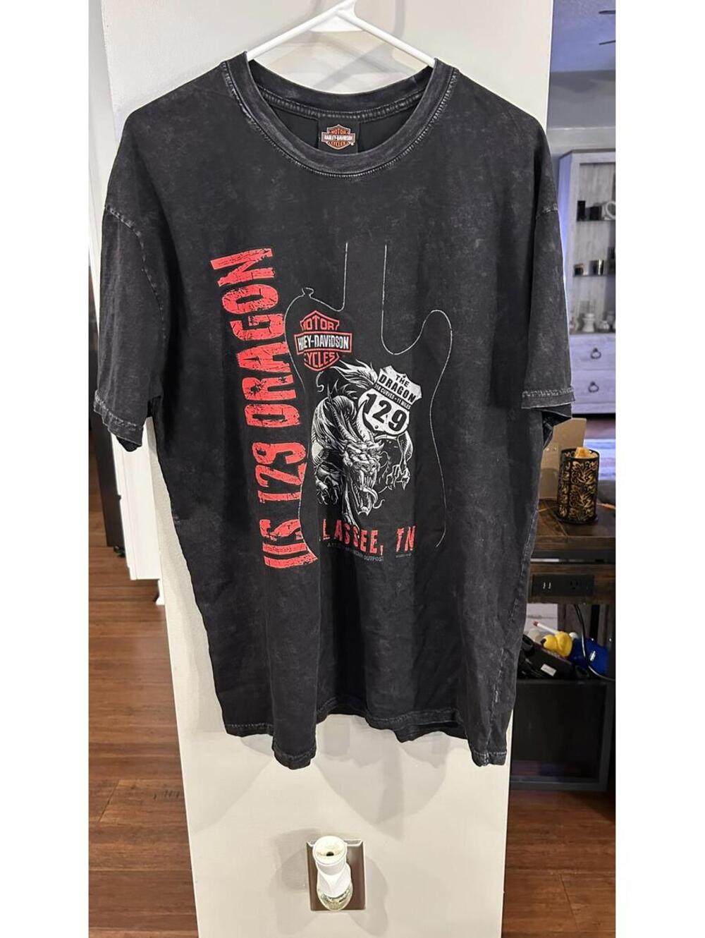 Harley-Davidson XL Black Graphic T-Shirt